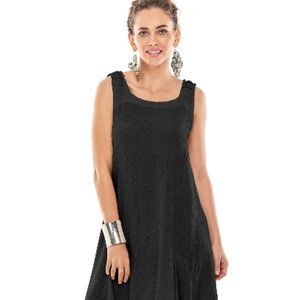 Oh My Gauze Black Maxi Dress 100% cotton